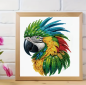 Preview: Diamond Painting Papagei